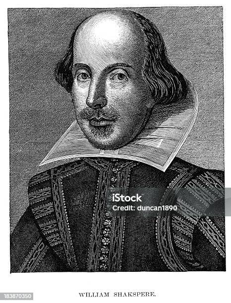 William Shakespeare - Arte vetorial de stock e mais imagens de Escritor - Escritor, William Shakespeare, Passado