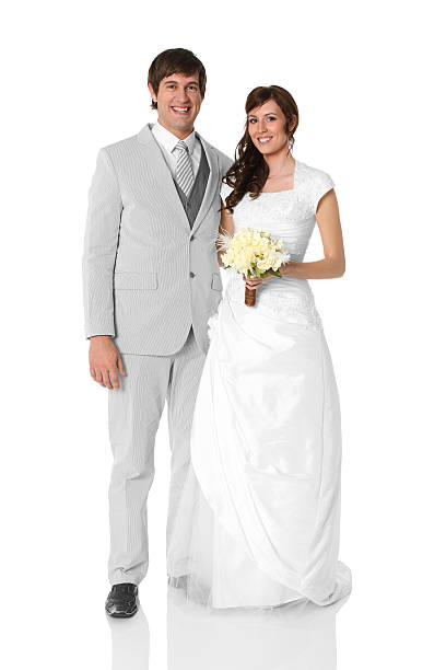 istock Newlywed couple 183871442