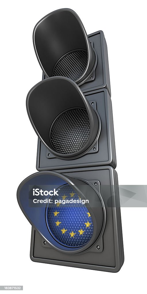 ヨーロッパの信号 - 3Dのロイヤリティフリーストックフォト