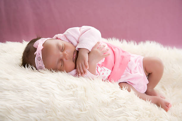 istock Sleeping Baby Girl 183872788