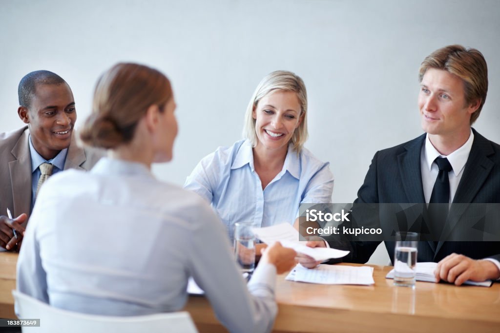 Vorstellungsgespräch - Lizenzfrei Bewerbungsgespräch Stock-Foto