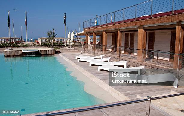 Poolside Stock Photo - Download Image Now - Architecture, Beach, Building Exterior