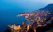 XXXL Monaco (Monte Carlo) by night panoramic