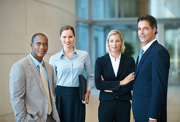 istock Corporate business people in the office 183873954