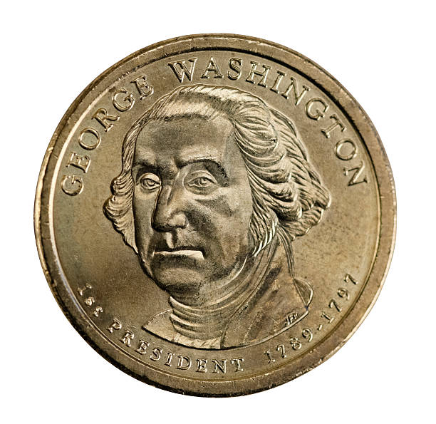 istock George Washington Golden Dollar Coin from 2007 183873983