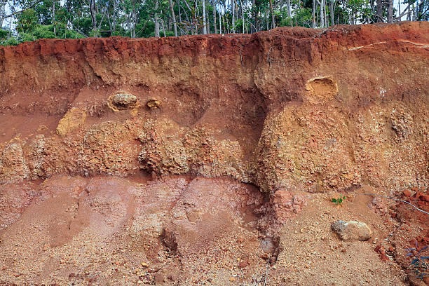 istock Brilliant Red Lava Cliffs Of Kauai 183874293