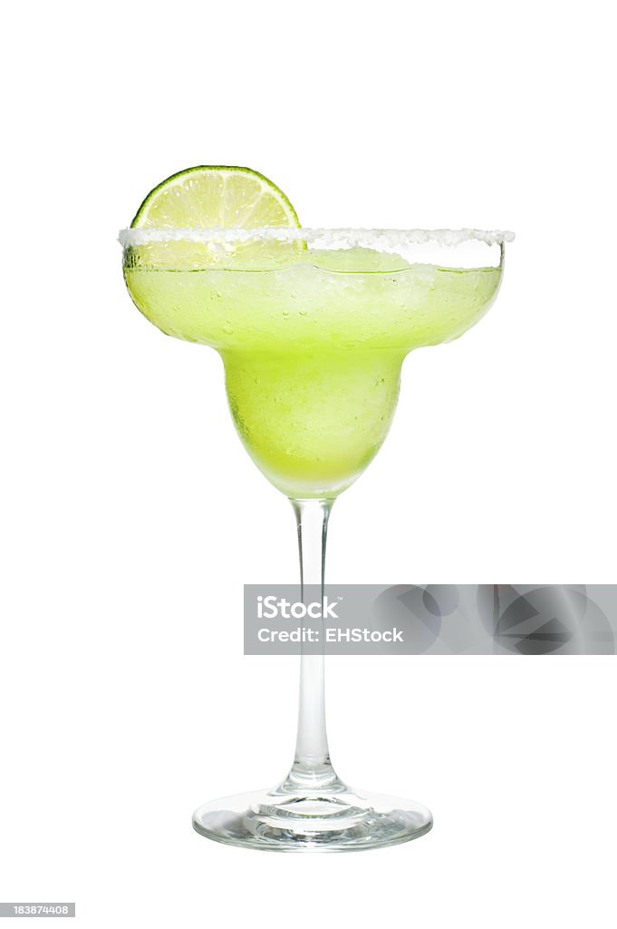Margarita Cocktail isolé sur fond blanc - Photo de Margarita libre de droits