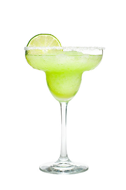 istock Margarita Cocktail Isolated on White Background 183874408