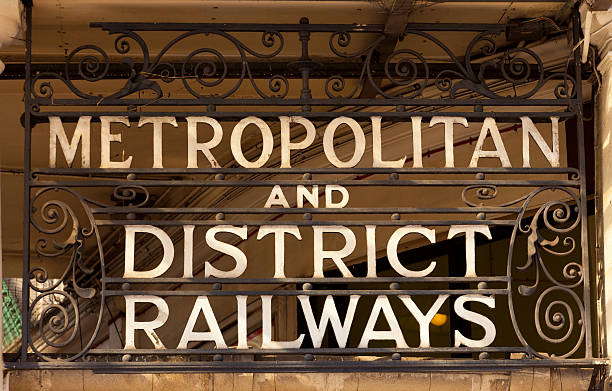 istock Historic Metropolitan and District Railways sign 183874513