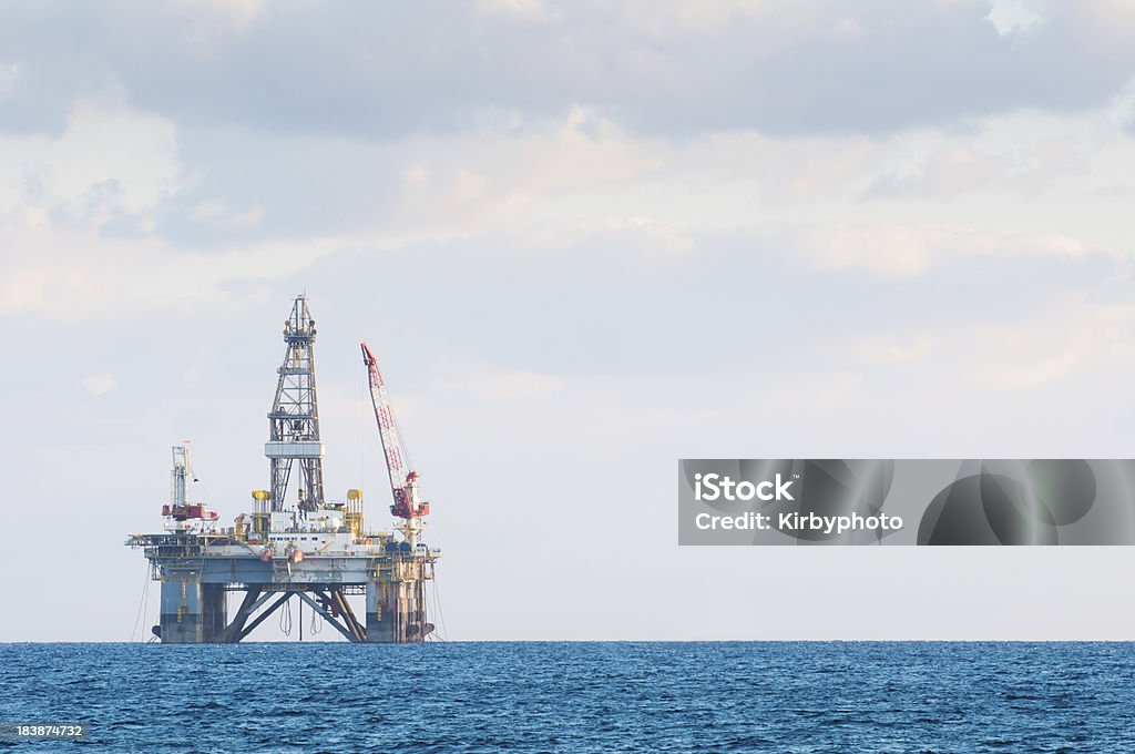 Offshore Drilling Plattform - Lizenzfrei Ausrüstung und Geräte Stock-Foto