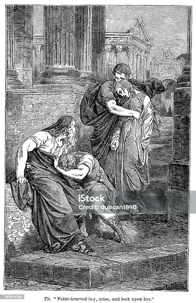 Titus Andronicus - Lizenzfrei William Shakespeare Stock-Illustration