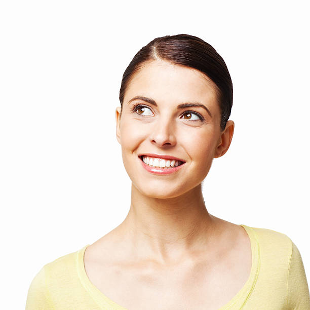 istock Happy Young Woman - Isolated 183875456