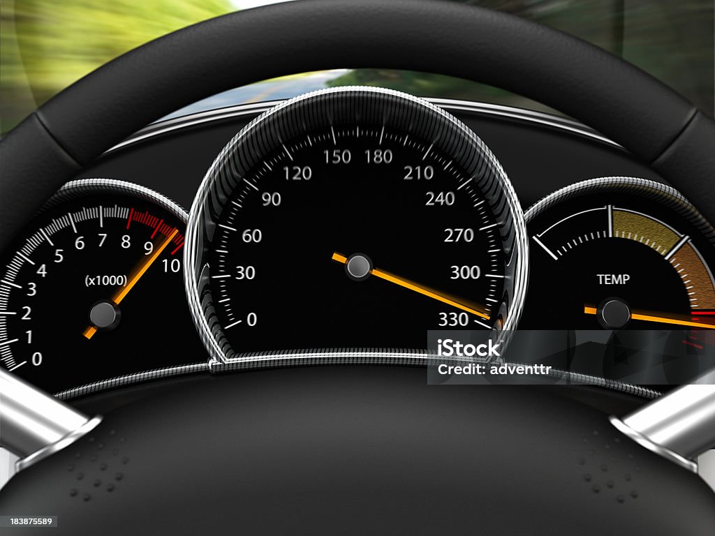 Excès de vitesse - Photo de Forme tridimensionnelle libre de droits