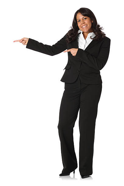 istock Businesswoman presenting 183875712