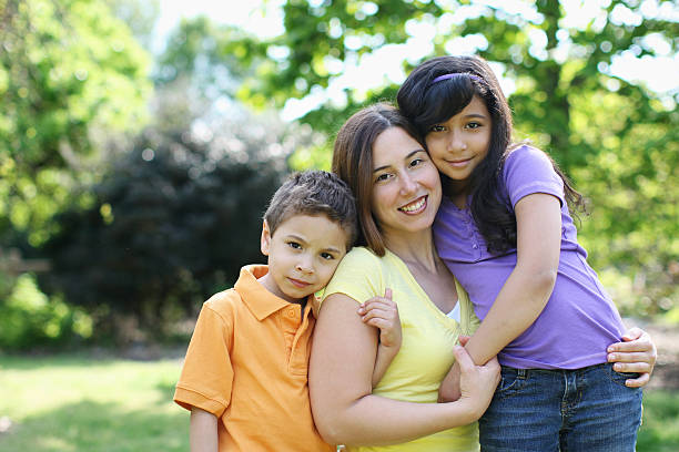 istock Family in the park 183875958
