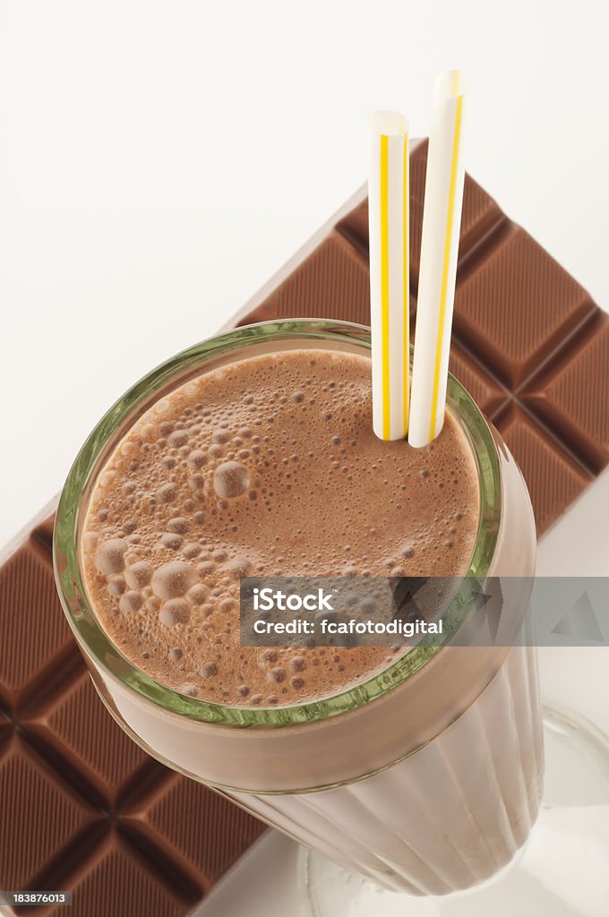 Frullato Frappè al cioccolato - Foto stock royalty-free di Cioccolato