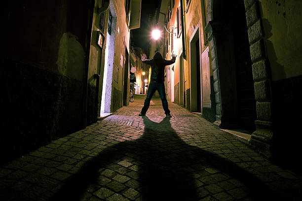 istock Dangerous City Streets, Night Scene 183876853