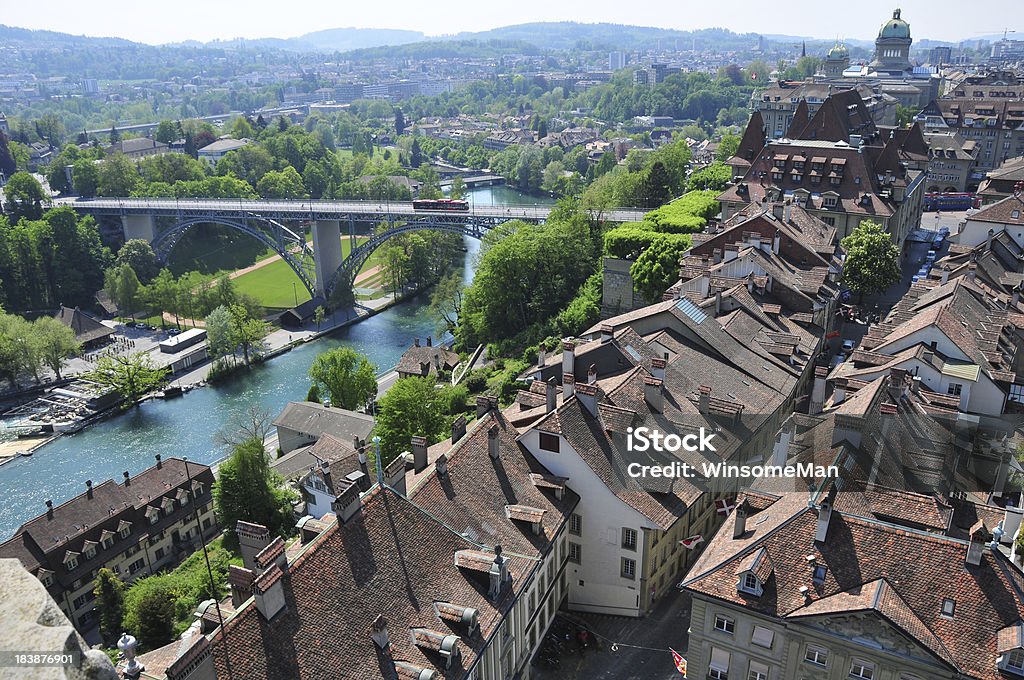 Швейцария, Bern - Стоковые фото Поезд роялти-фри