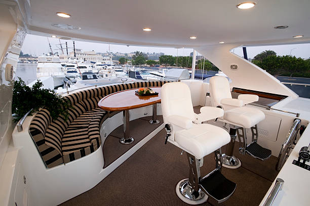 istock flybridge deck luxury motor yacht 183876931