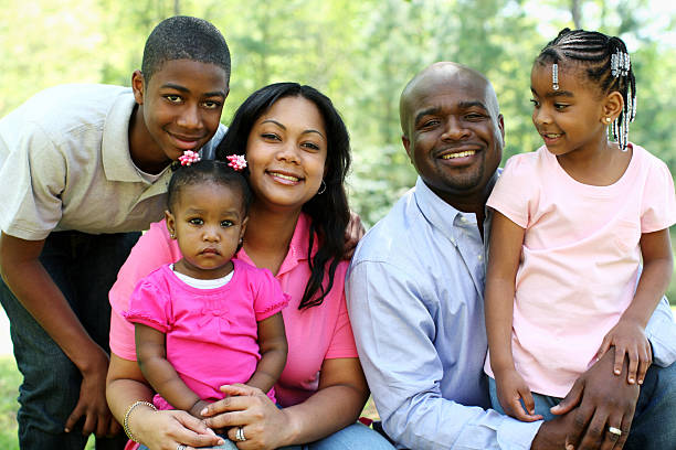 istock Family in the park 183876976