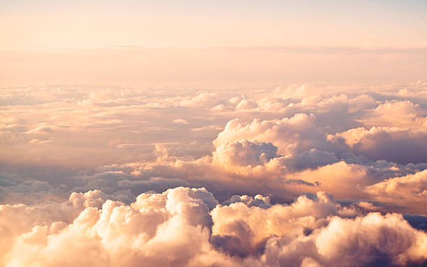 A beautiful view of a cloudscape at sunset
