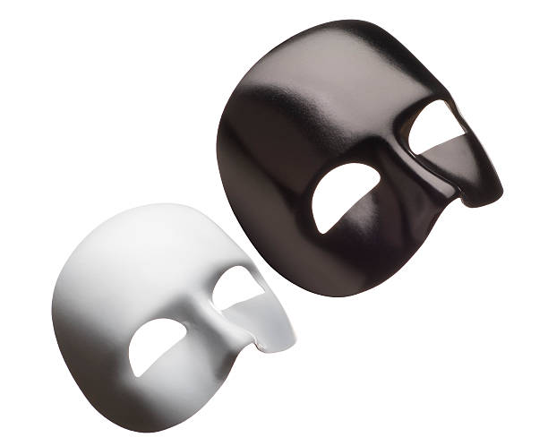 istock Black And White Masks.Color Image 183878219