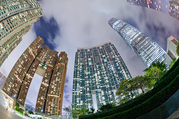 istock Skyscraper District in Hong Kong 183878255