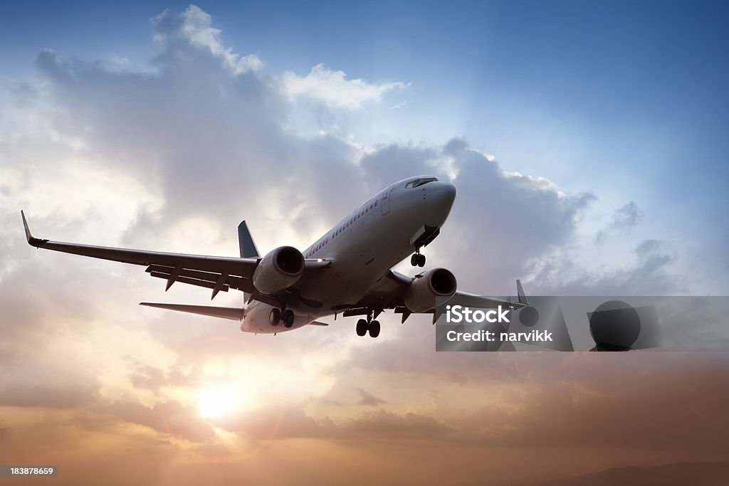 Avion atterrissant - Photo de Décoller - Activité libre de droits