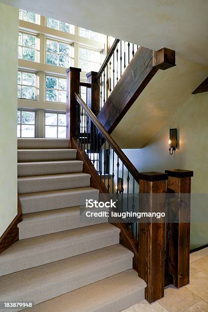 Treppe Home Interior Stockfoto und mehr Bilder von Architektonisches Detail - Architektonisches Detail, Architektur, Baugewerbe