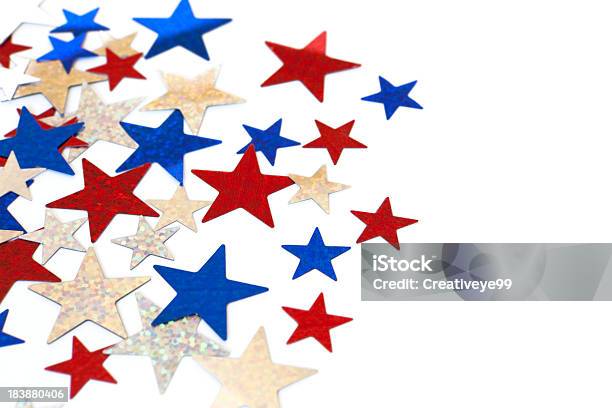 星のコンフェティ - アメリカ独立記念日のストックフォトや画像を多数ご用意 - アメリカ独立記念日, 背景, お祝い