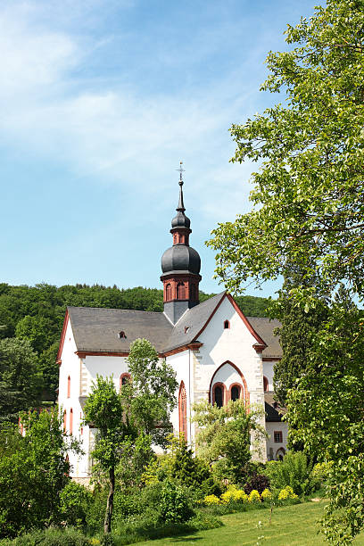 istock Church in green valley 183880862