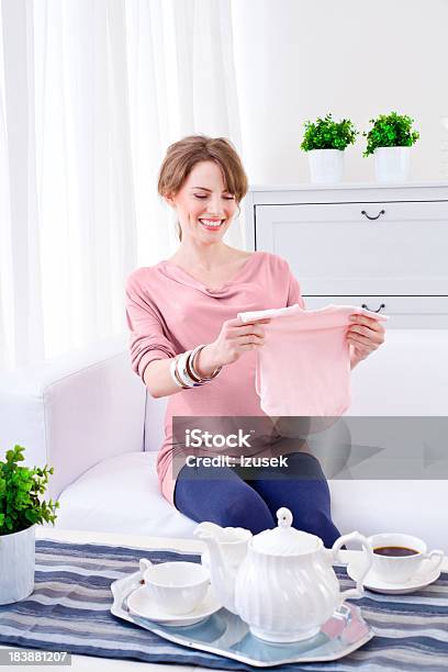 Happy Pregnant Woman Stock Photo - Download Image Now - Only Women, Women, 20-24 Years