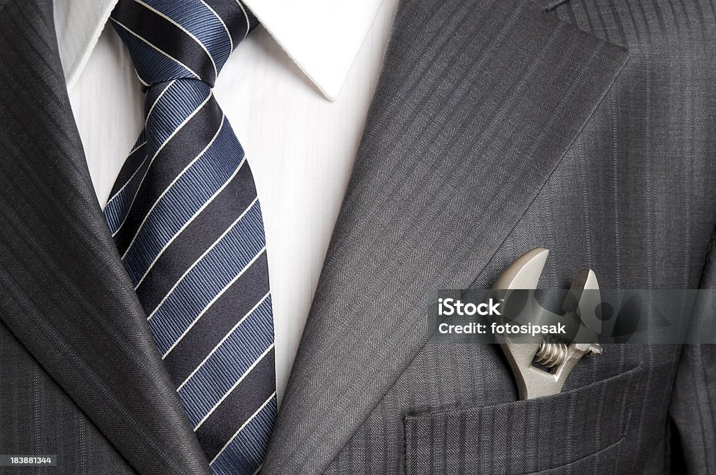 Chiave di Uomo d'affari in tasca - Foto stock royalty-free di Businessman