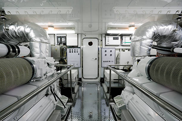 motor yacht Salle des machines - Photo
