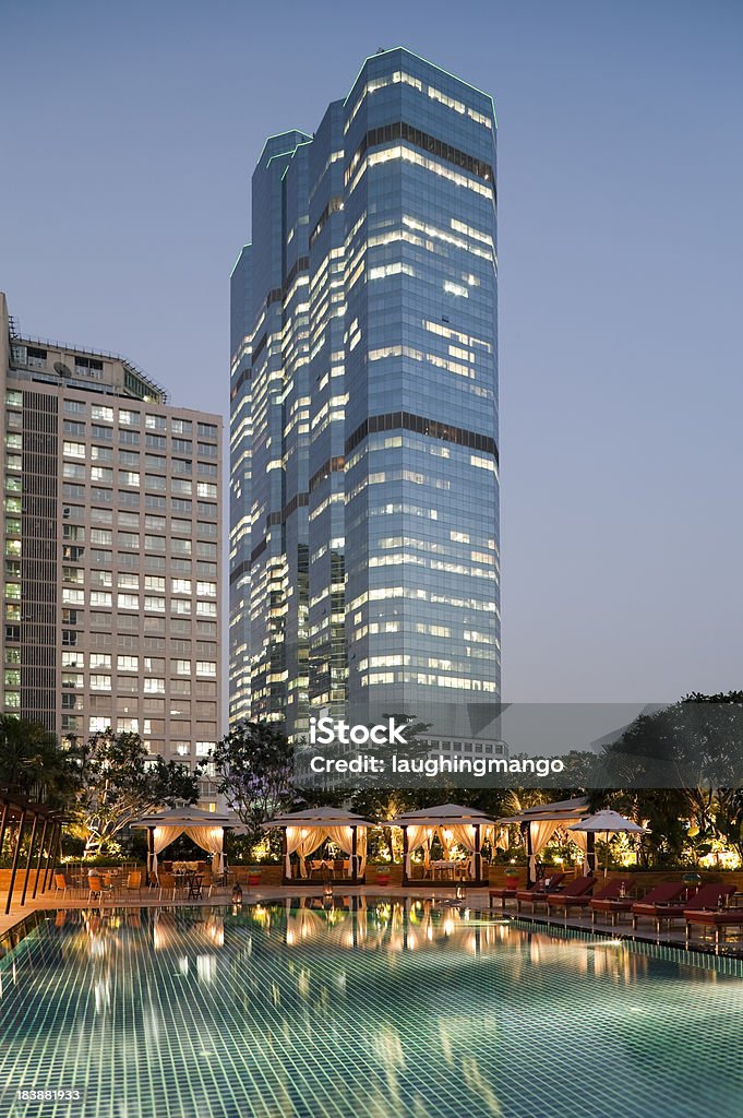 outdoor restaurant bangkok thailand outdoor restaurant in downtown bangkok thailand Illuminated Stock Photo