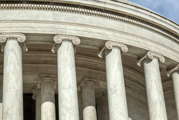 istock Jefferson Memorial Close-up of Columns 183882063