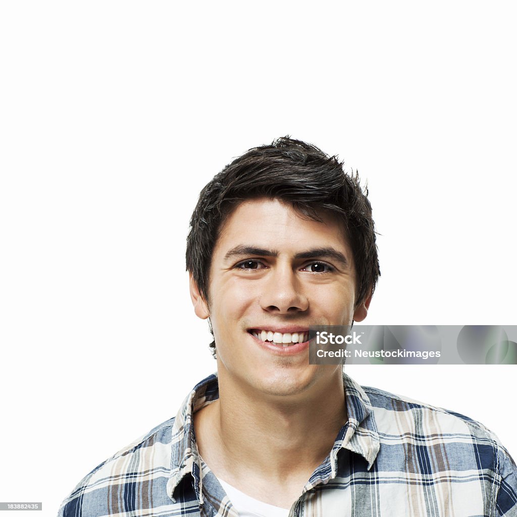 Beau jeune homme isolé - Photo de Adolescent libre de droits