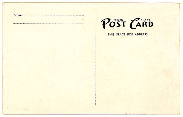 istock Retro Background Image of an Vintage Antique Postcard Back 183882541