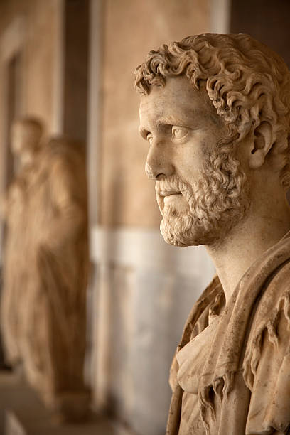 istock Statues in Ancient Agora, Athens, Greece 183882929