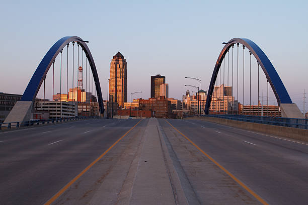 Enter Des Moines stock photo