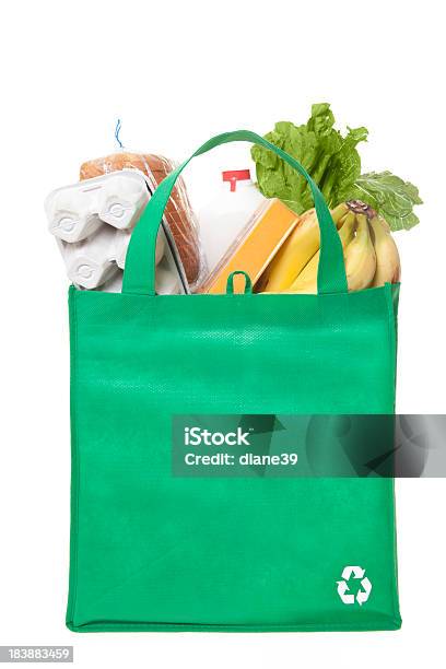 Foto de Bolsa Reutilizável De Entrega e mais fotos de stock de Saco de Papel - Saco de Papel, Supermercado, Bolsa - Objeto manufaturado