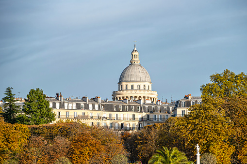 Paris : view on Pantheon in autumn