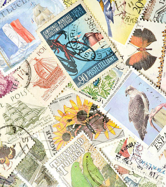istock Postage Stamps from around the world 183885017