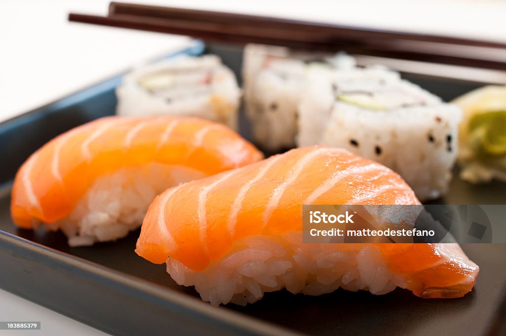 Plato sushi - Foto de stock de Alga libre de derechos