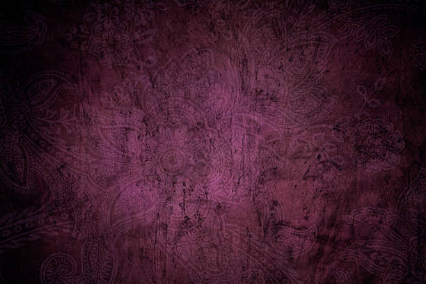 istock Purple Grunge Paisley Background 183886113