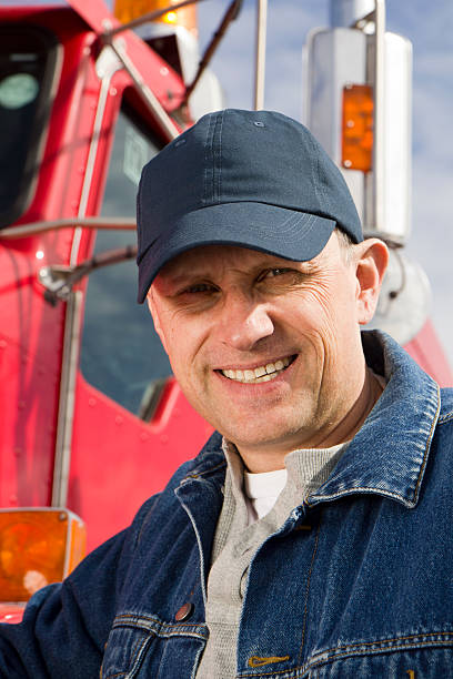 istock Truck Driver Portrait 183886501