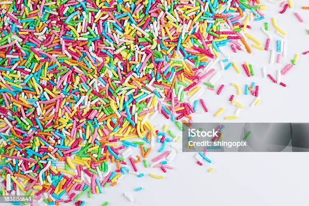 Sprinkles Stock Photo - Download Image Now - Sugar Sprinkles, Multi Colored, Heap