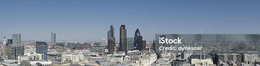 Vista panorámica de la ciudad de Londres - Foto de stock de Actividades bancarias libre de derechos
