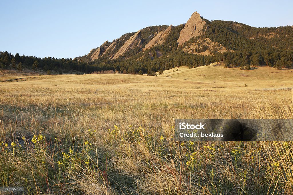 Boulder Colorado Flatirons - Zbiór zdjęć royalty-free (Bez ludzi)