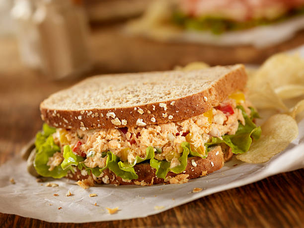 istock Salmon Salad Sandwich 183887061